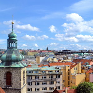 South View of New Town from Jindrisska Tower in Prague, Czech Republic - Encircle Photos