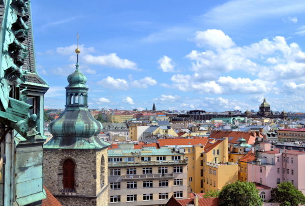 South View of New Town from Jindrisska Tower in Prague, Czech Republic - Encircle Photos