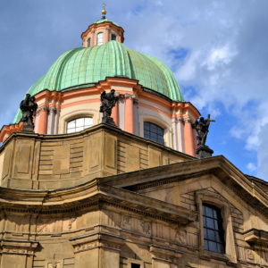 St. Francis Church at Křižovnické Náměstí in Prague, Czech Republic - Encircle Photos