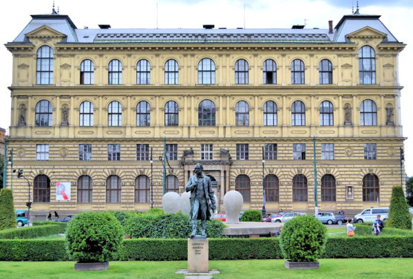 Antonín Dvořák Statue at Rudolfinum in Prague, Czech Republic - Encircle Photos