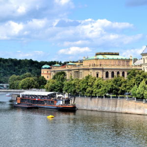 Orientation to Vltava River Flowing thru Prague, Czech Republic - Encircle Photos