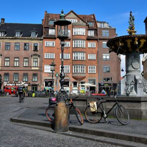Caritas Well at Gammeltorv in Copenhagen, Denmark - Encircle Photos