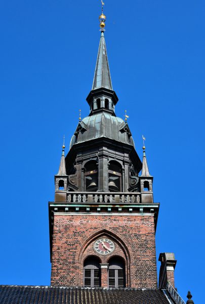 Bell Tower on Church of the Holy Ghost in Copenhagen, Denmark - Encircle Photos