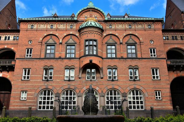 City Hall from Inner Courtyard in Copenhagen, Denmark - Encircle Photos