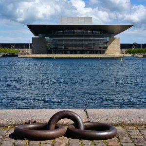 Opera House Seen from Quay in Copenhagen, Denmark - Encircle Photos