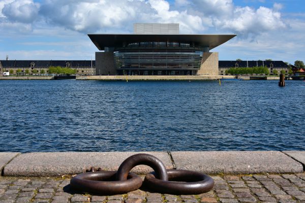 Opera House Seen from Quay in Copenhagen, Denmark - Encircle Photos