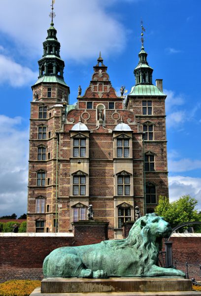 Rosenborg Castle and Resting Lion in Copenhagen, Denmark - Encircle Photos