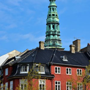 Tower over Gammel Strand in Copenhagen, Denmark - Encircle Photos