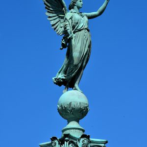 Winged Victoria Sculpture in Copenhagen, Denmark - Encircle Photos