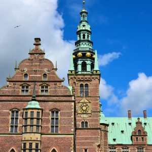Clock Tower at Frederiksborg Castle in Hillerød, Denmark - Encircle Photos