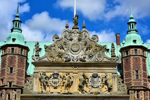 Portal Relief on Terrace Wing at Frederiksborg Castle in Hillerød, Denmark - Encircle Photos