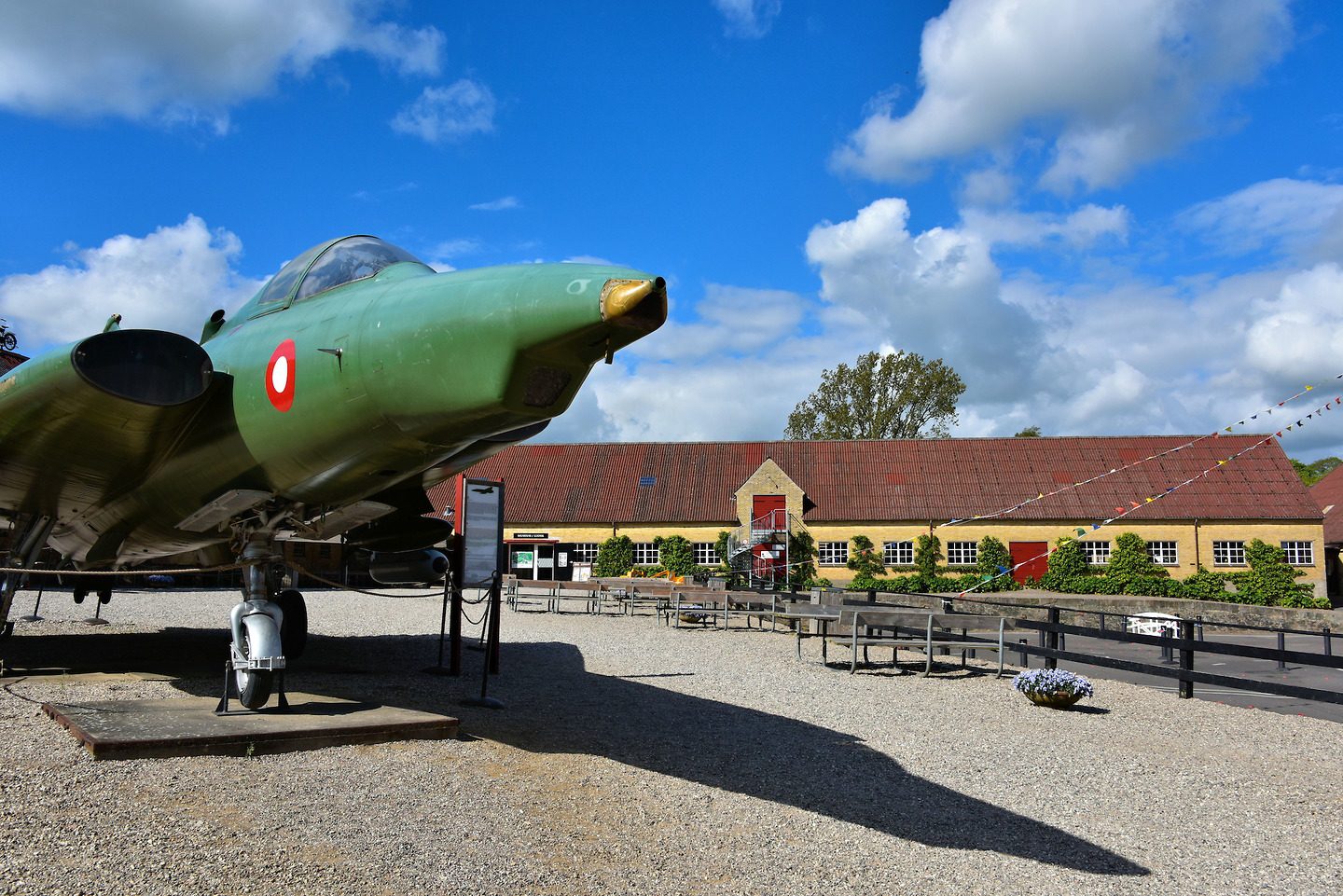 Fighter-bomber Airplane at Egeskov Castle in Kværndrup, Denmark - Encircle Photos