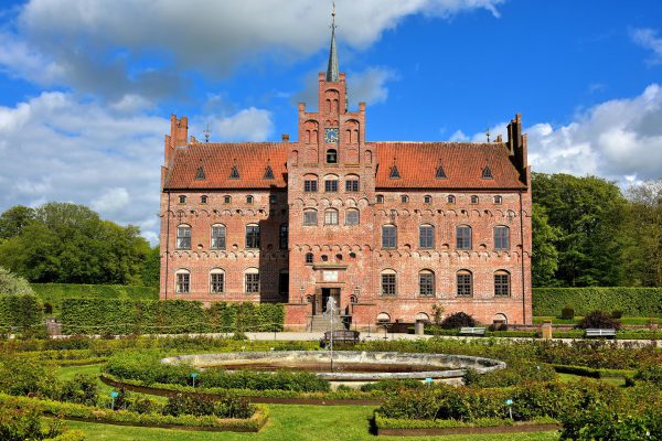 Rose Garden in Front of Egeskov Castle in Kværndrup, Denmark - Encircle Photos