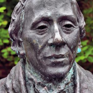 Hans Christian Andersen Statue in Odense, Denmark - Encircle Photos