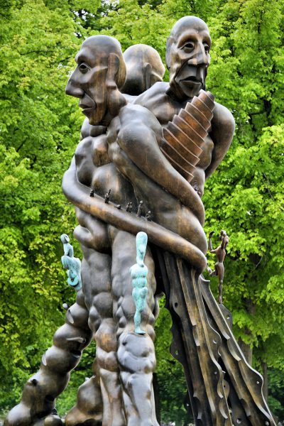 Hans Christian Andersen Trinity Statue in Odense, Denmark - Encircle Photos