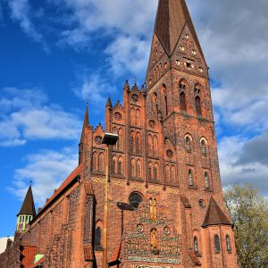 Profile of St. Alban’s Church in Odense, Denmark - Encircle Photos