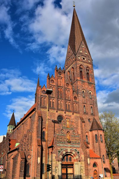 Profile of St. Alban’s Church in Odense, Denmark - Encircle Photos