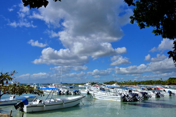 Boats Moored in Bayahibe near La Romana, Dominican Republic - Encircle Photos