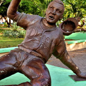 Baseball Player Statues in La Romana, Dominican Republic - Encircle Photos