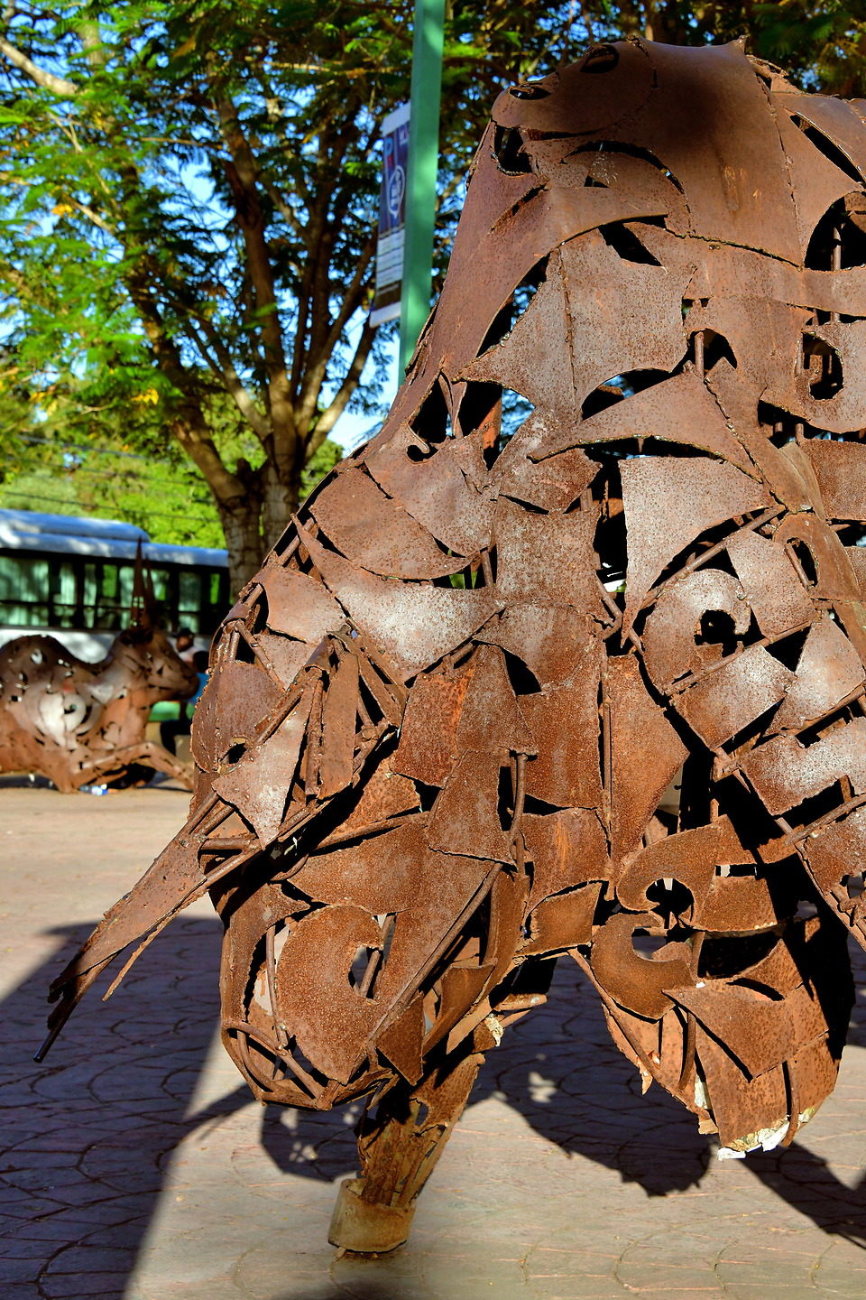 Bull Sculpture in La Romana, Dominican Republic - Encircle Photos