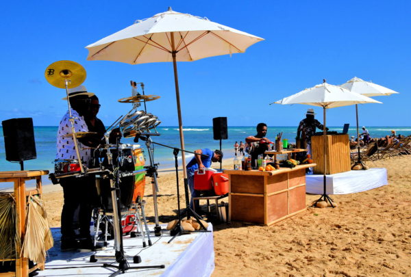 Beach Band and Bar in Punta Cana, Dominican Republic - Encircle Photos