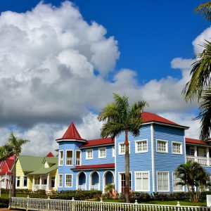 Pastel Row Houses in Samaná, Dominican Republic - Encircle Photos