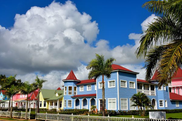 Pastel Row Houses in Samaná, Dominican Republic - Encircle Photos