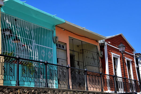 Row Houses on Calle Hostos in Santo Domingo, Dominican Republic - Encircle Photos