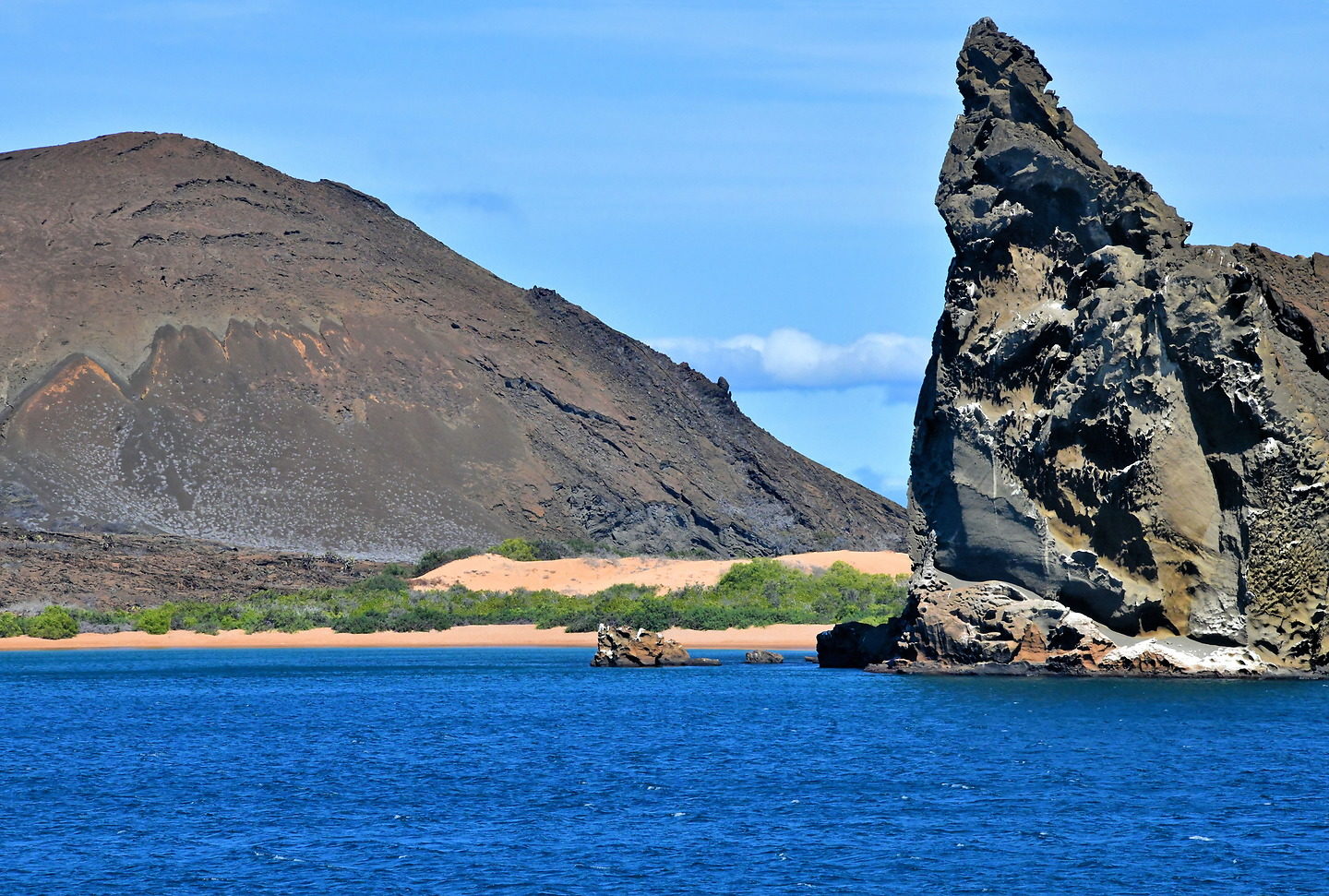 Pinnacle Rock on Bartolomé Island in Galápagos, EC - Encircle Photos