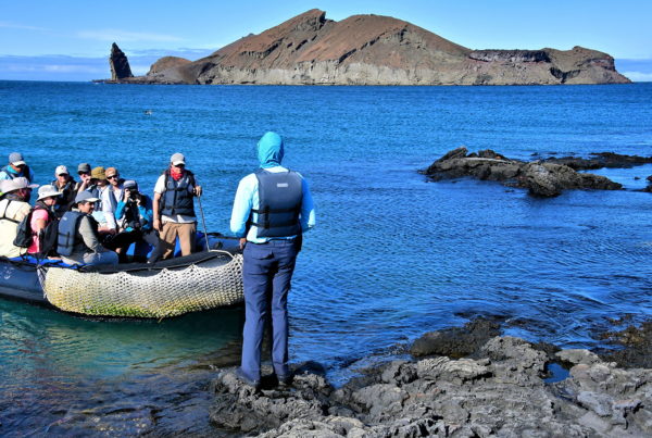 Arriving at Sullivan Bay on Santiago Island in Galápagos, EC - Encircle Photos