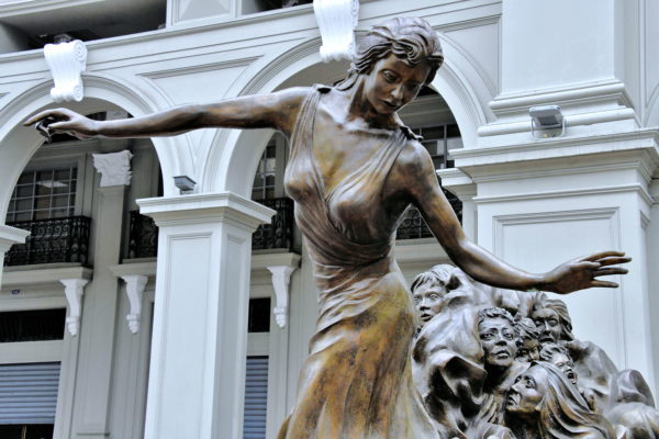 Virtues of Guayaquil Sculptures at Administration Square in Guayaquil, Ecuador - Encircle Photos