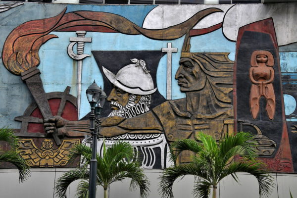 Carving on Old State Attorney General’s Office in Guayaquil, Ecuador - Encircle Photos