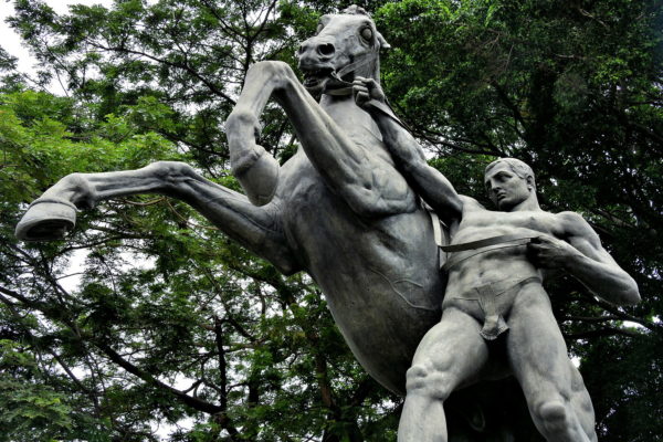 Aurigas Sculptures at Centenary Square in Guayaquil, Ecuador - Encircle Photos