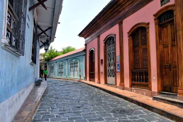 Numa Pompilio Llona Street in Las Peñas Neighborhood in Guayaquil, Ecuador - Encircle Photos