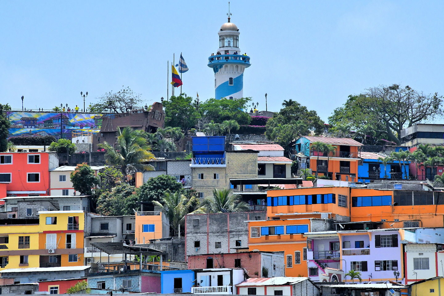 Lighthouse on Santa Ana Hill in Guayaquil, Ecuador Encircle Photos