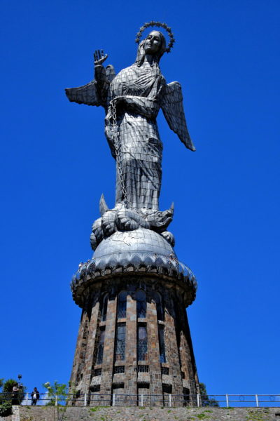 Virgin of Quito on El Panecillo in Quito, Ecuador - Encircle Photos