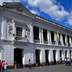 Archbishop’s Palace at Plaza Grande in Quito, Ecuador - Encircle Photos