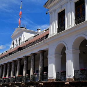 Carondelet Palace at Plaza Grande in Quito, Ecuador - Encircle Photos