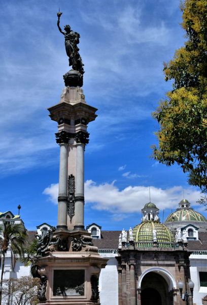 Independence Monument at Plaza Grande in Quito, Ecuador - Encircle Photos