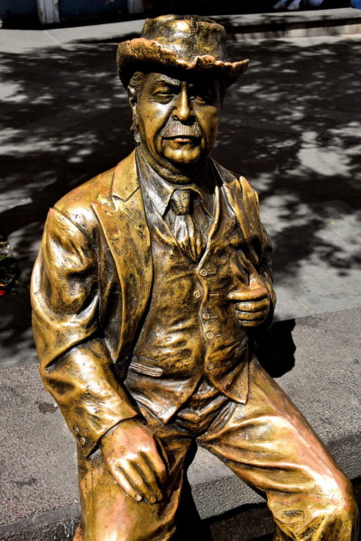 Ernesto Albán Statue at Plaza del Teatro in Quito, Ecuador - Encircle Photos
