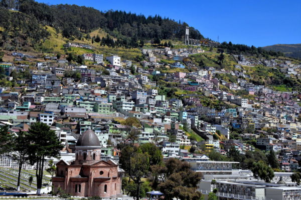 Elevated View of San Diego Cemetery from El Panecillo in Quito, Ecuador - Encircle Photos