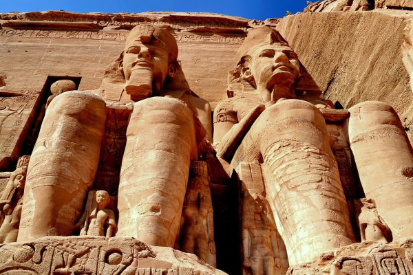 Giant Statues of Pharaoh Ramesses II at Temple of Ramesses  in Abu Simbel, Egypt - Encircle Photos