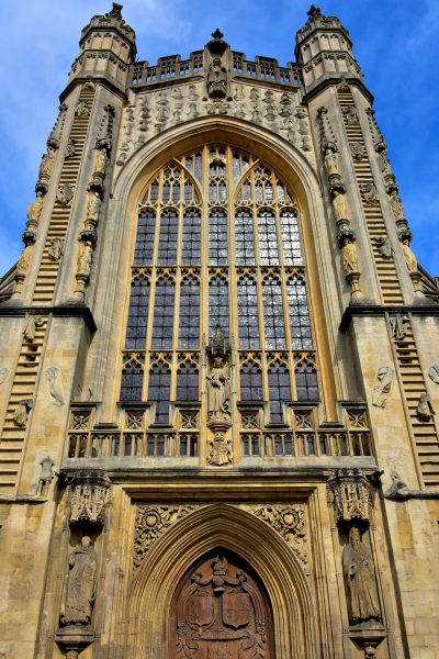 Front Facade of Bath Abbey in Bath, England - Encircle Photos