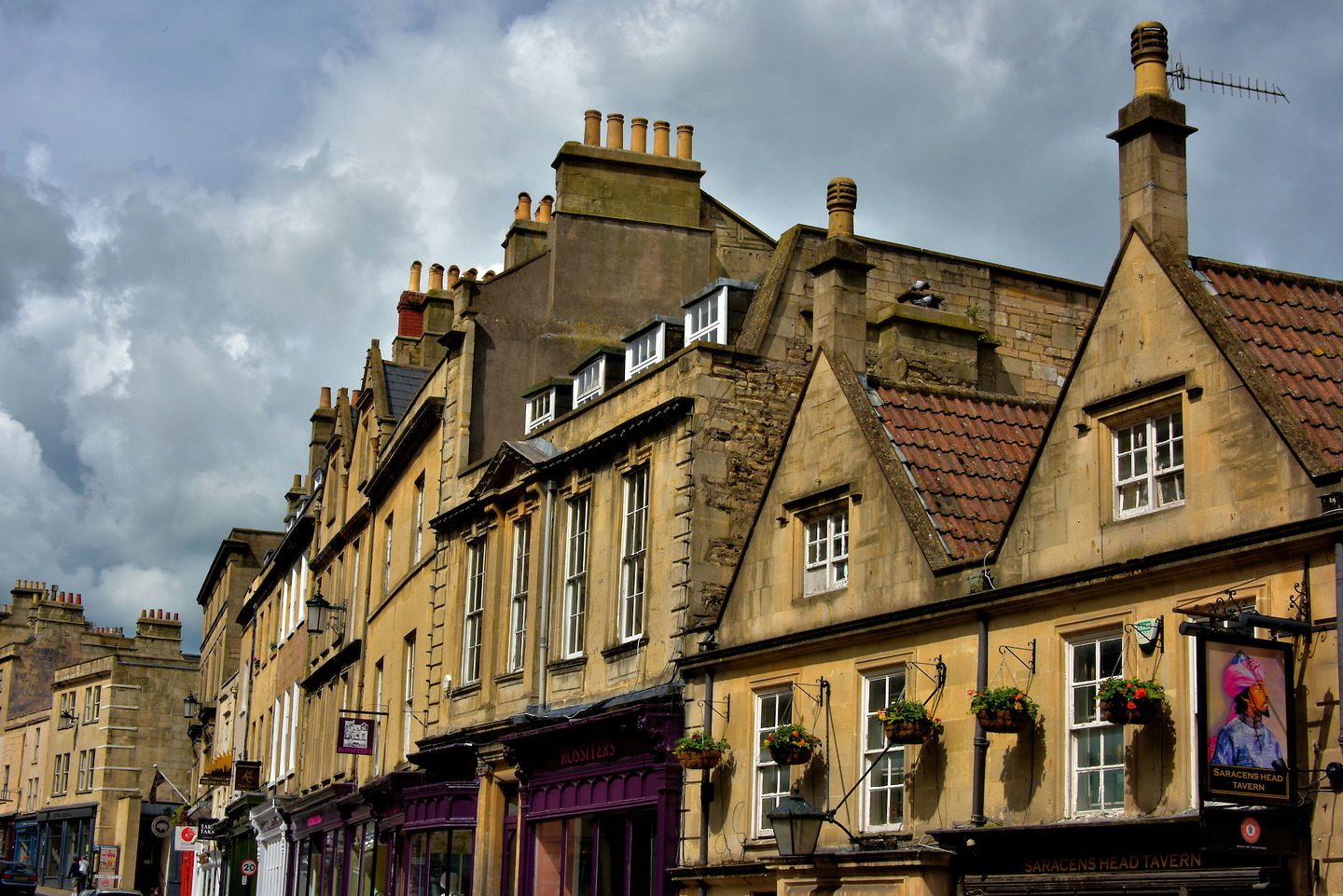 Architecture on Broad Street in Bath, England Encircle Photos