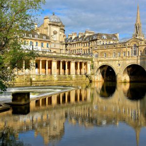 Visual Apex of River Avon in Bath, England - Encircle Photos