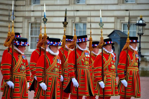 Yeoman Warders at Buckingham Palace in London, England - Encircle Photos