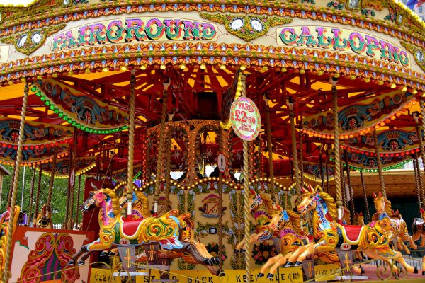 Carousel among South Bank Attractions in London, England - Encircle Photos