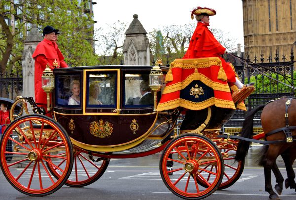 Royal Household at Opening of Parliament Procession in London, England - Encircle Photos