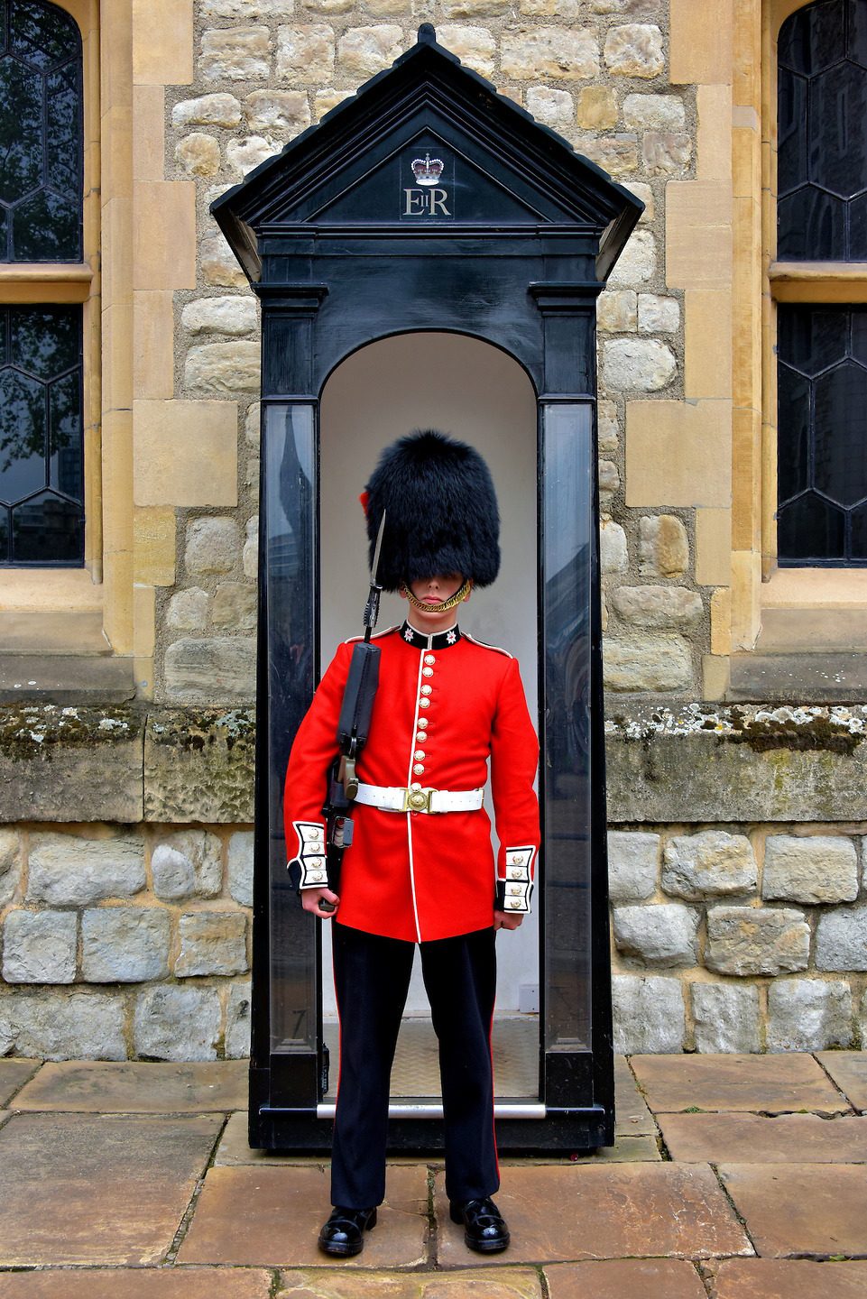 Crown Jewel House Sentry at Tower of London in London, England