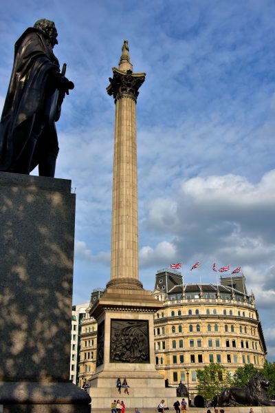 Memorials at Trafalgar Square in London, England - Encircle Photos
